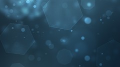 Blue abstract hexagons