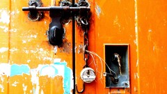 Blue abstract India Photographers Locks chains doors street art