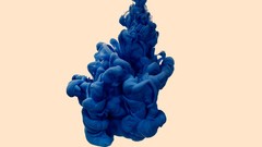 Blue abstract ink fluid the temper trap Simple Background 