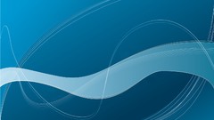 Blue abstract minimalistic digital art