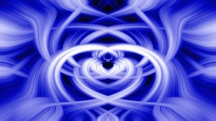 Blue abstract multicolor