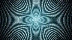 Blue abstract spirals