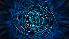 Blue abstract storm spiral monochrome multicolor