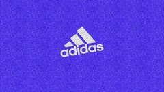 Blue Adidas brands logos