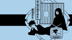 Blue anime girls sayonara zetsubou sensei kimura kaere komori 