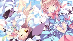 Blue anime girls touhou kirisame marisa alice margatroid