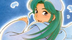 Blue Anime green hair yokohama kaidashi kikou hatsuseno alpha 