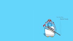 Blue Anime Penguins sniper