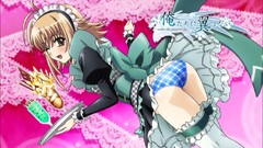 Blue Anime skirts maids uniforms oretachi ni tsubasa wa nai 