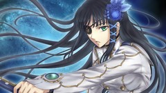 Blue Anime Swords anime girls Phantasy Star Nagisa (Phantasy 