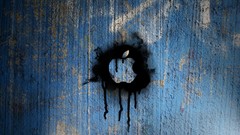 Blue apple inc graffiti