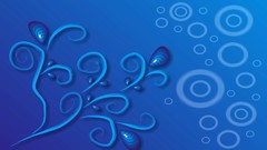 Blue artwork digital art