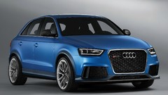Blue Audi cars concept art