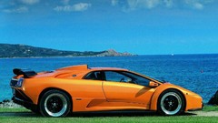 Blue Auto Lamborghini GT lamborghini diablo