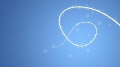 Blue background artwork