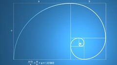 blue background numbers gradient