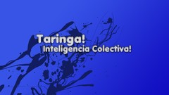 Blue background website Taringa