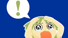 Blue background yotsubato Simple Background Yotsuba