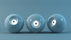 Blue balls nice 3d artwork