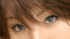Blue beautiful eyes asian