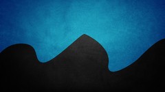 Blue black minimalistic