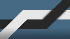 Blue black minimalistic white