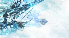 Blue black rock shooter