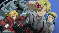 Blue blondes fullmetal alchemist elric edward Elric Alphonse
