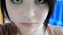 Blue blue eyes stock