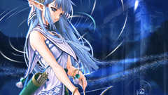 Blue blue hair elves