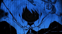 Blue blue hair mahou