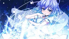 Blue blue hair touhou video games Kaku Seiga