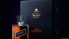 Blue brands label whiskey johnnie walker artwork