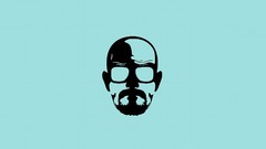 Blue Breaking Bad walter white minimalistic Simple Background