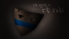 Blue brown jungle Maya masks aboriginals