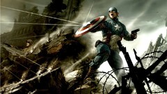 Blue captain america heroes