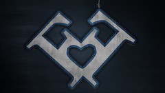 Blue cardboard Ropes logos