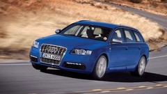 Blue cars Audi