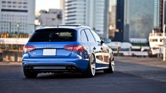 Blue cars avant Audi S4