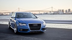 Blue cars avant Audi S4