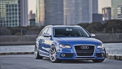 Blue cars avant Audi S4