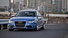 Blue cars avant Audi S4