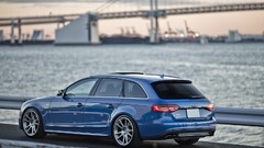 Blue cars avant Audi S4
