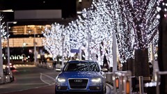 Blue cars avant Audi S4