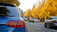Blue cars avant Audi S4
