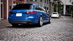 Blue cars avant Audi S4