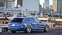 Blue cars avant Audi S4