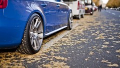 Blue cars avant Audi S4