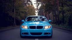 Blue cars BMW BMW 3 Series