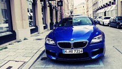 Blue cars BMW bmw m5 bmw m6